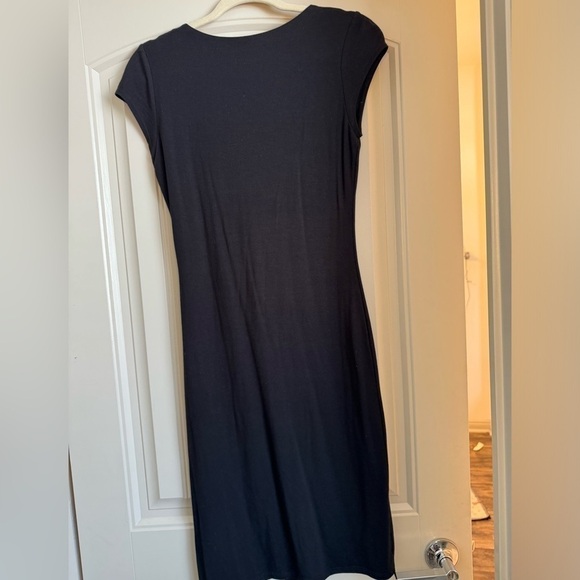 Velvet Torch Cap Sleeve Bodycon Dress - Picture 4 of 4